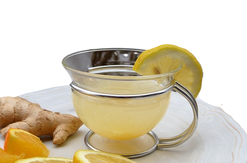 레몬-생강차