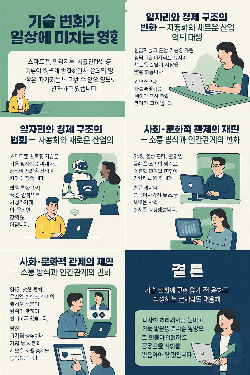 기술 변화가 일상에 미치는 영향