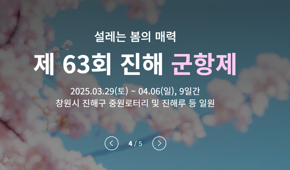 진해 군항제 벚꽃 축제
