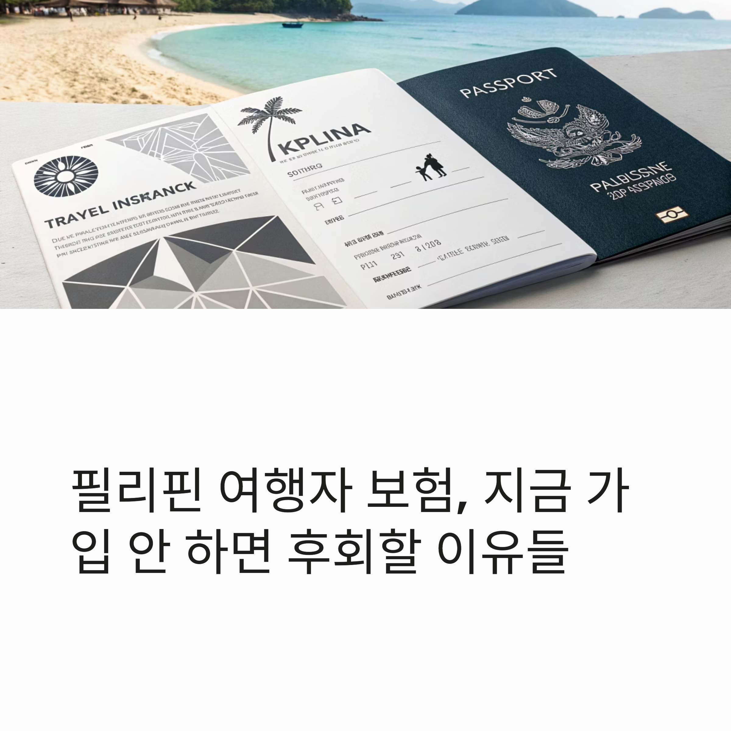 필리핀 여행자 보험, 지금 가입 안 하면 후회할 이유들