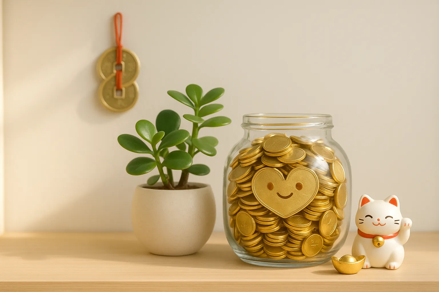 동전으로 돈 부르는 풍수 인테리어, 진짜 효과 있을까?