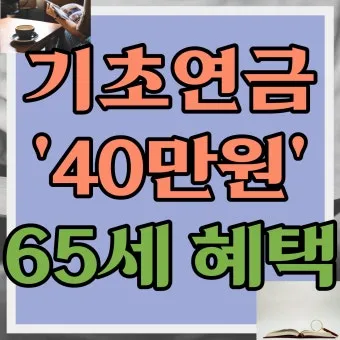 65세이상 노인 혜택 알아보기 완벽 복지 가이드_25