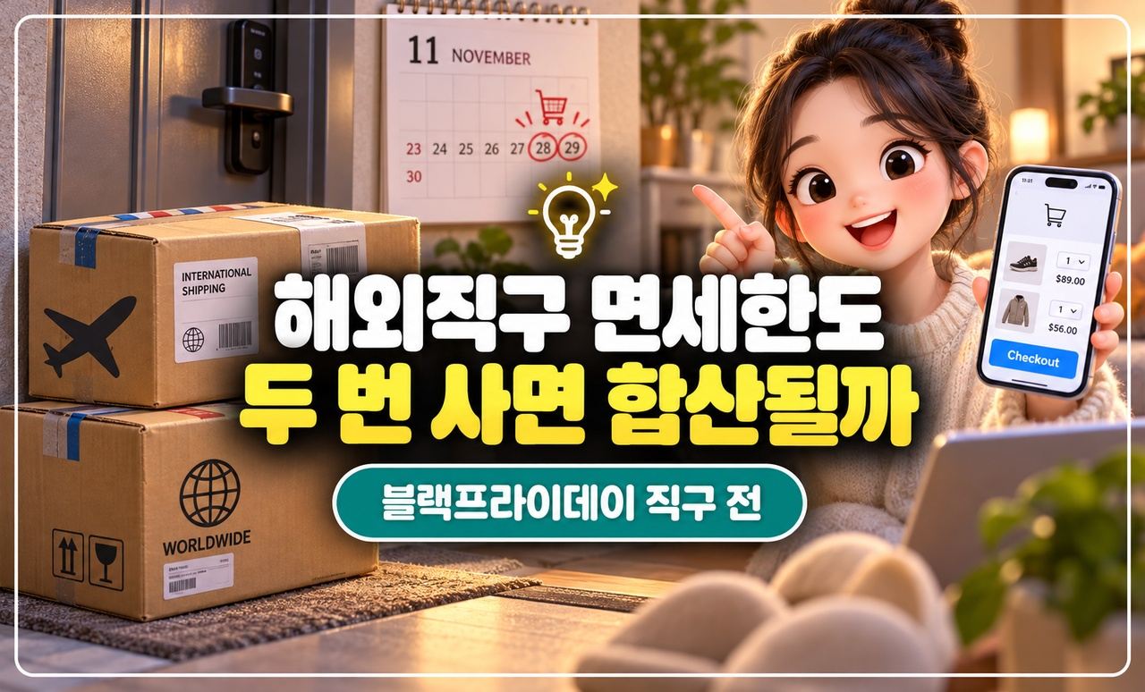 블랙프라이데이 직구 택배 두 상자와 면세한도 150달러