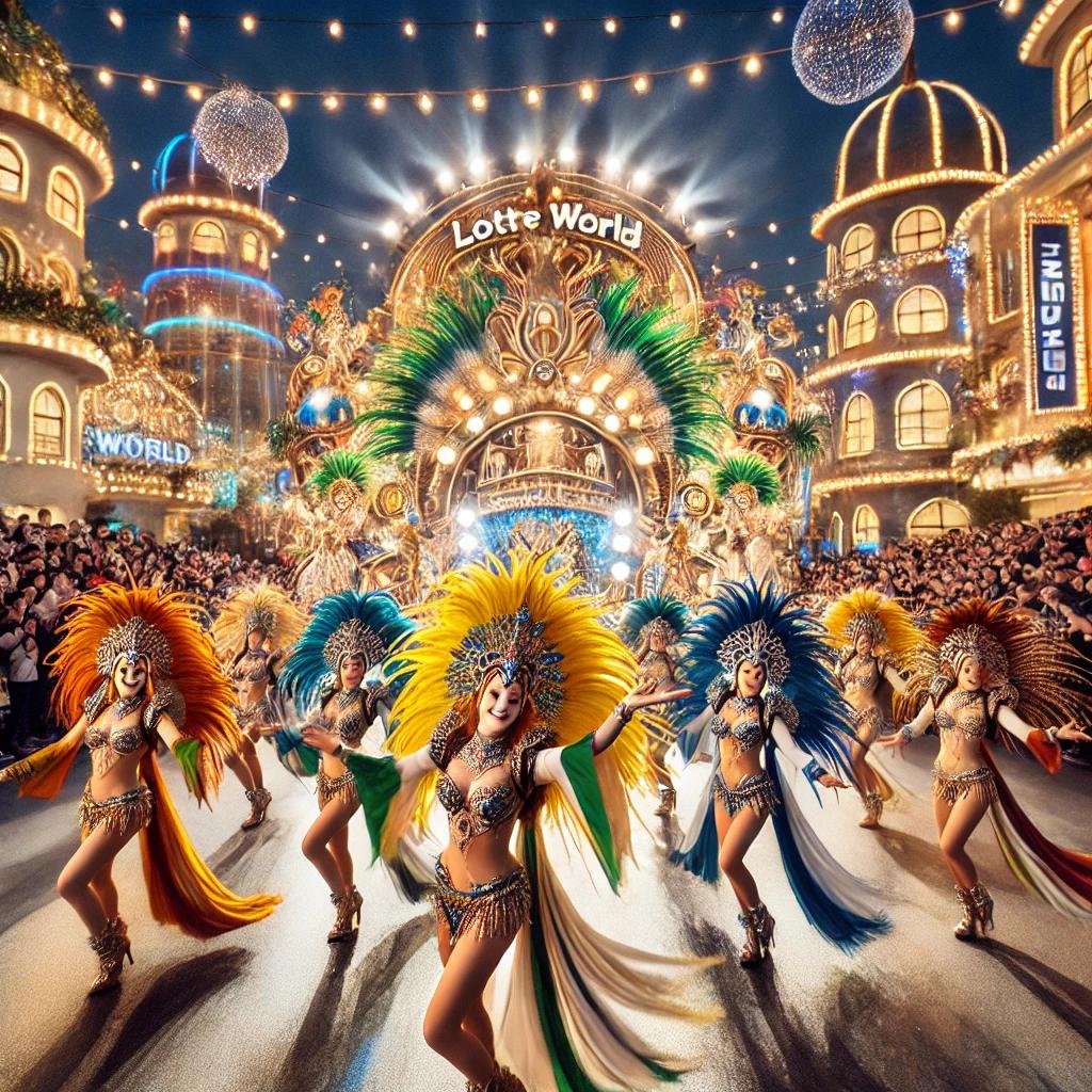 롯데월드리우쌈바카니발퍼레이드
