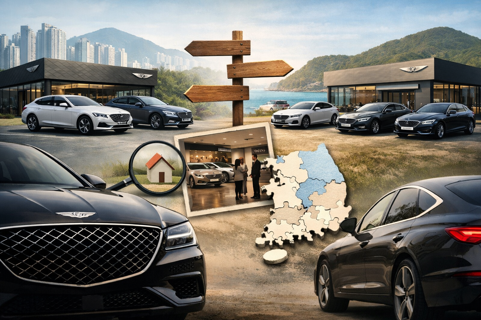 제네시스 인증중고차 매장 위치 총정리｜용인&middot;금리&middot;양산 어디서 사야 할까? 관련 사진