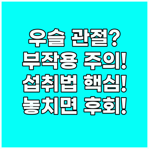 우슬 효능과 부작용 및 관절 건강을 ..