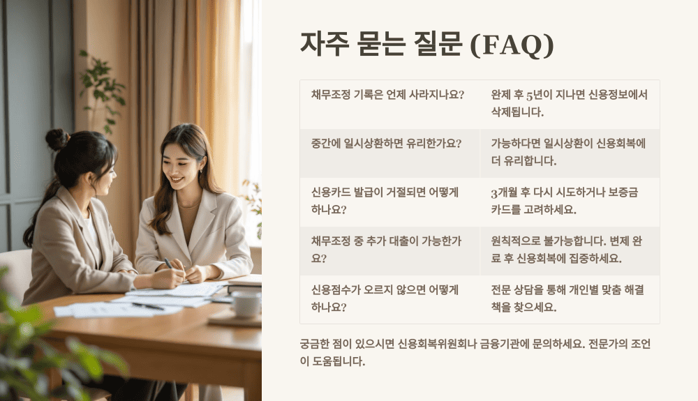 나만의 신용회복 루트 예시