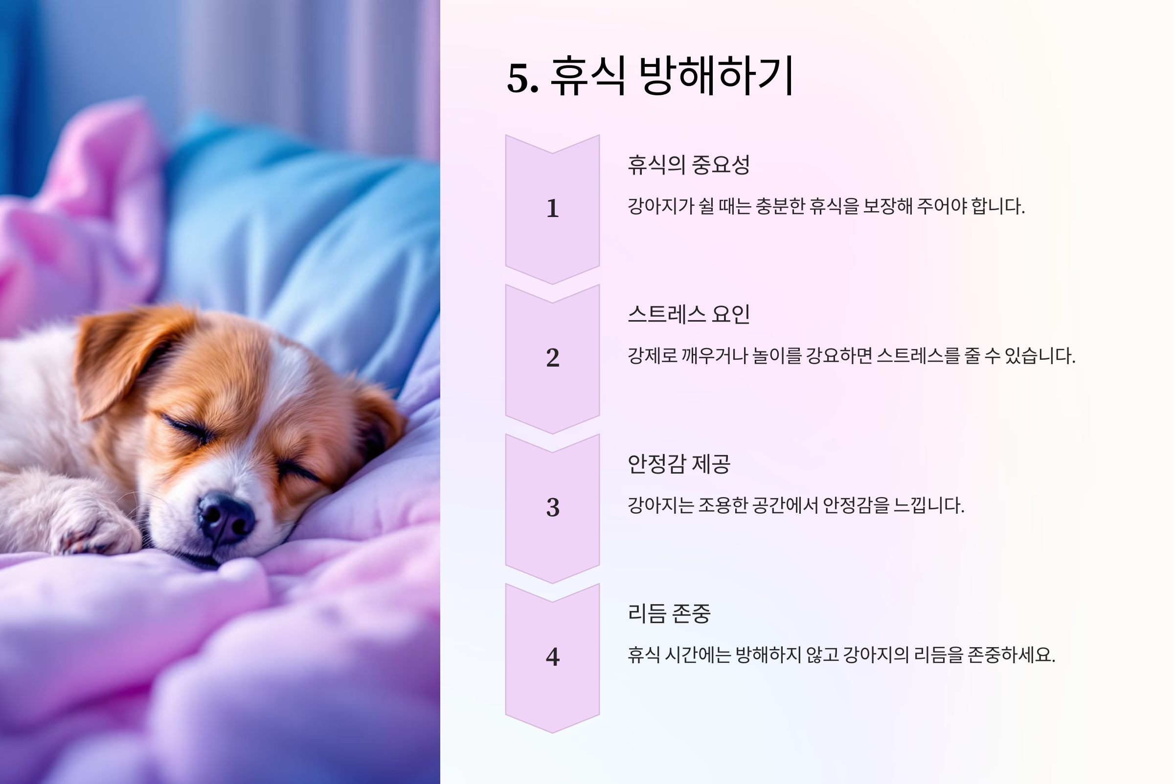 휴식 방해하기