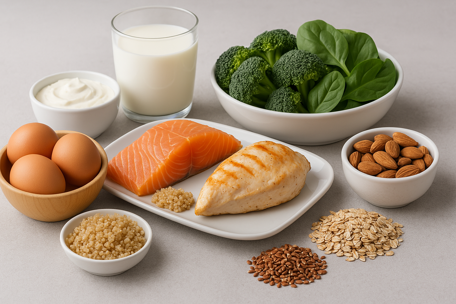 근손실을 막아주는 음식 사진