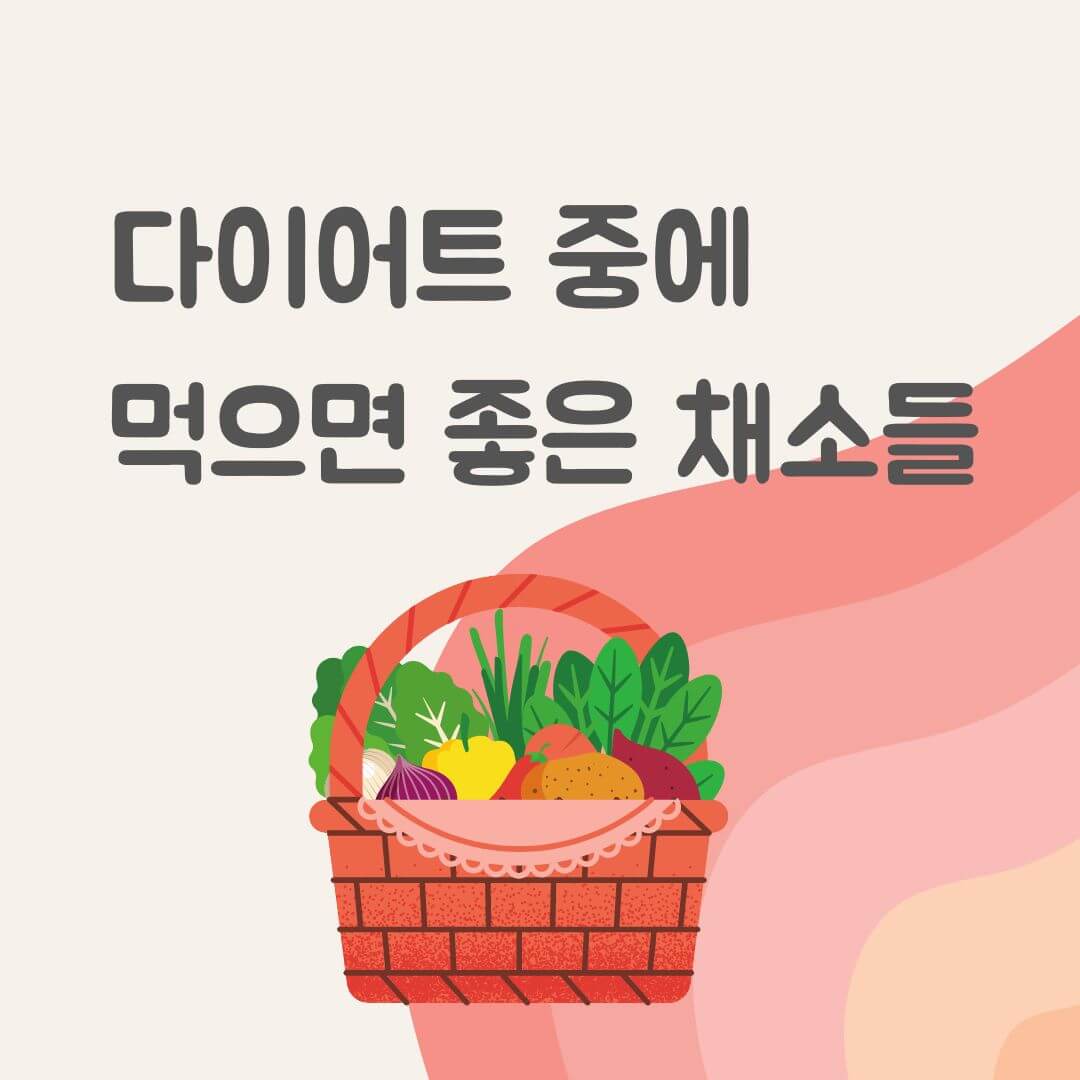 다이어트 중에 먹으면 좋은 채소들