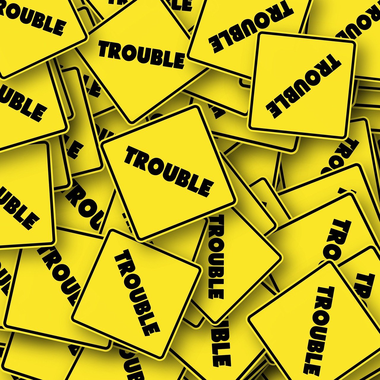 trouble, 문제 관련 이미지