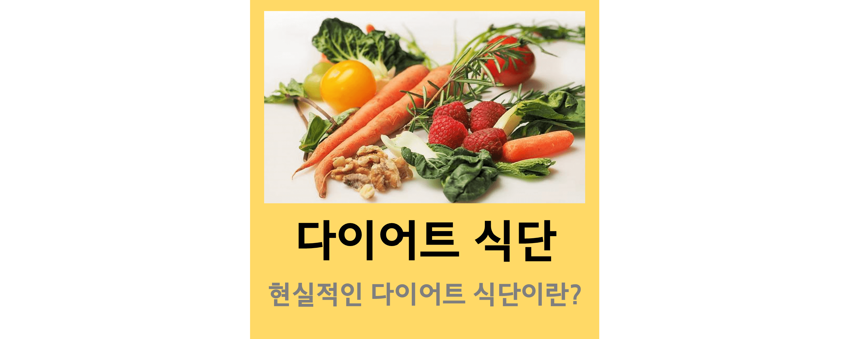 다이어트-식단