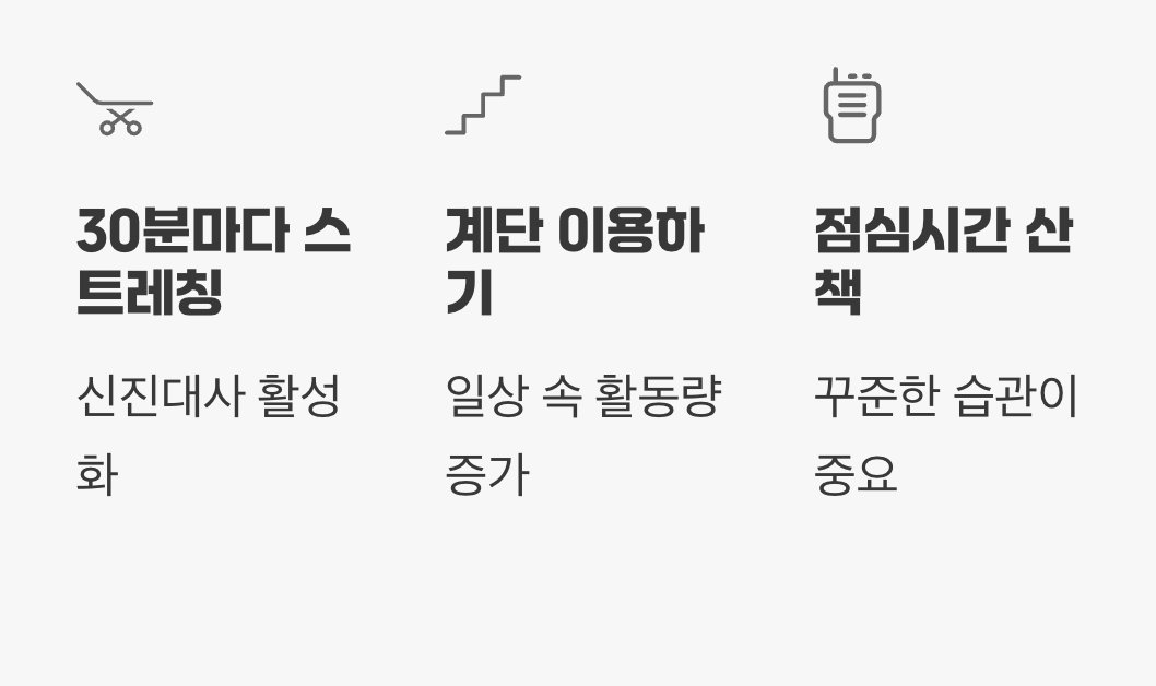 최고의 운동, '앉아있는 시간' 줄이기