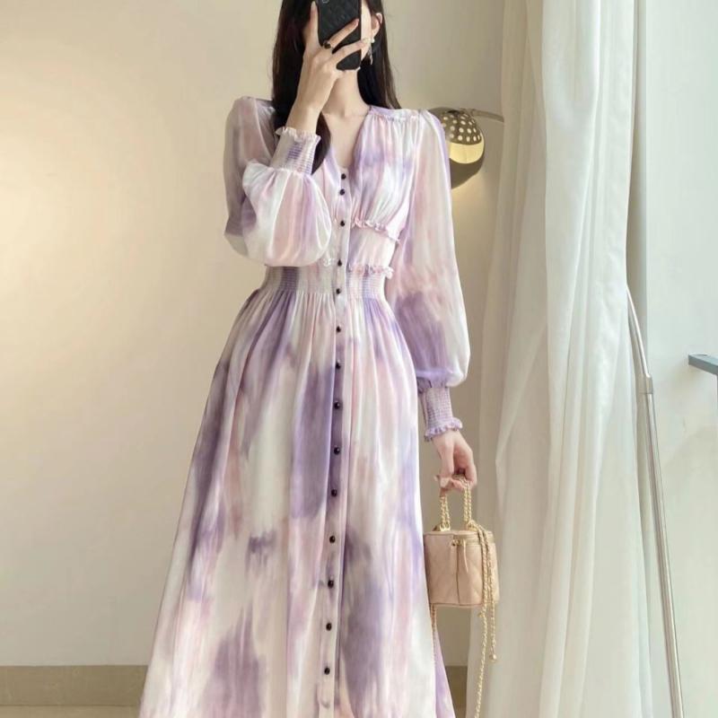 수입 쉬폰 짐머만원피스 한지민 백예린 아이유 원피스 40대여름원피스 청담동며느리