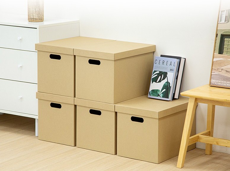 코넥 홈 무지 트렁크 종이정리함