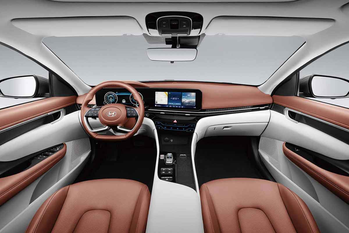 현대자동차 쏘나타 페이스리프트 실내 예상도