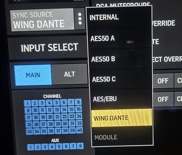 클락 소스 선택