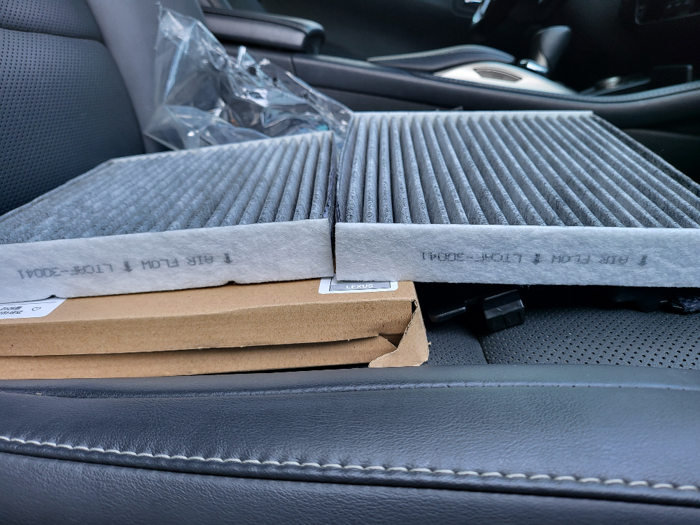 ES300h 실내 에어컨 필터 교체하기