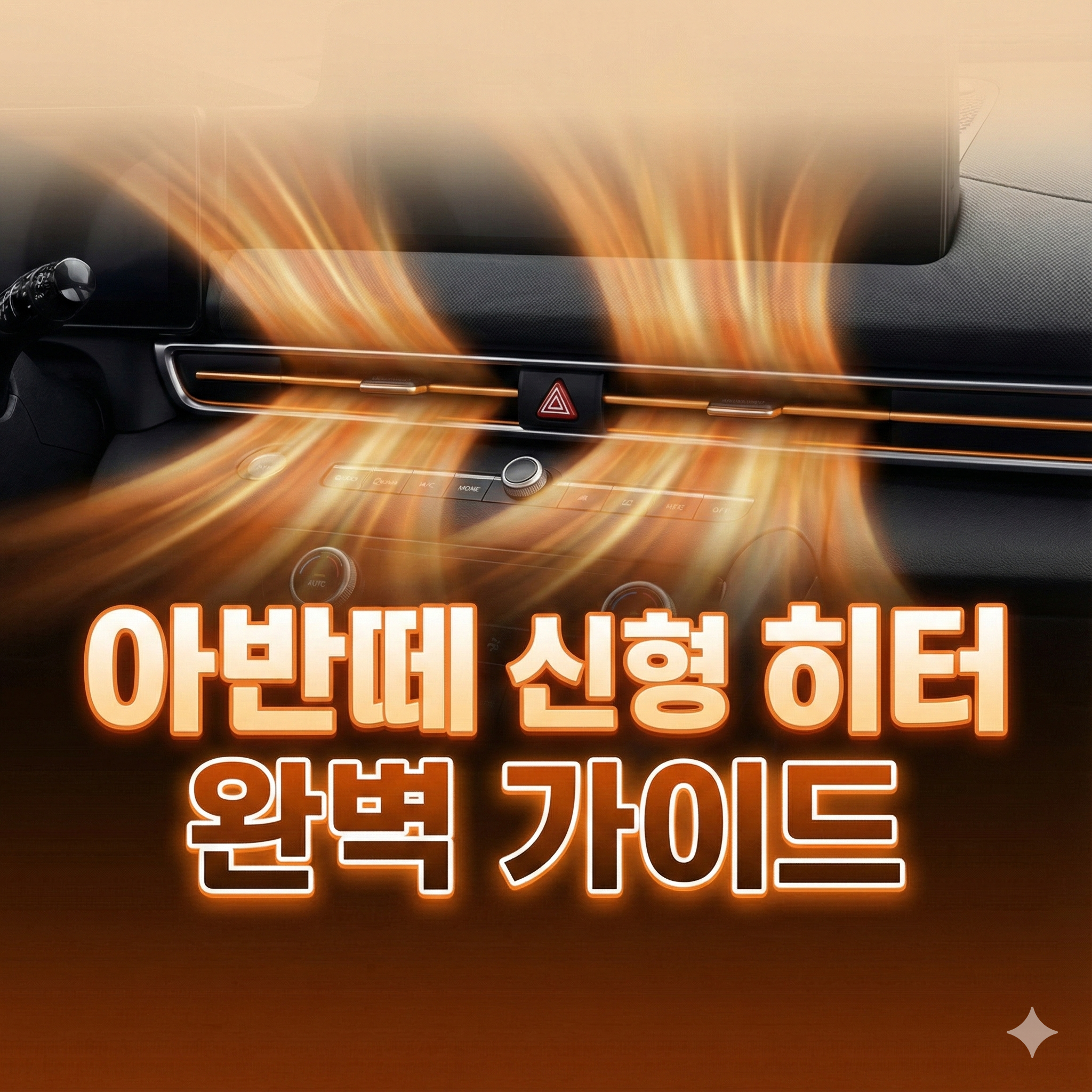 아반떼 신형 히터 작동법과 관리 꿀팁: 겨울철 따뜻한 주행을 위한 완벽 가이드