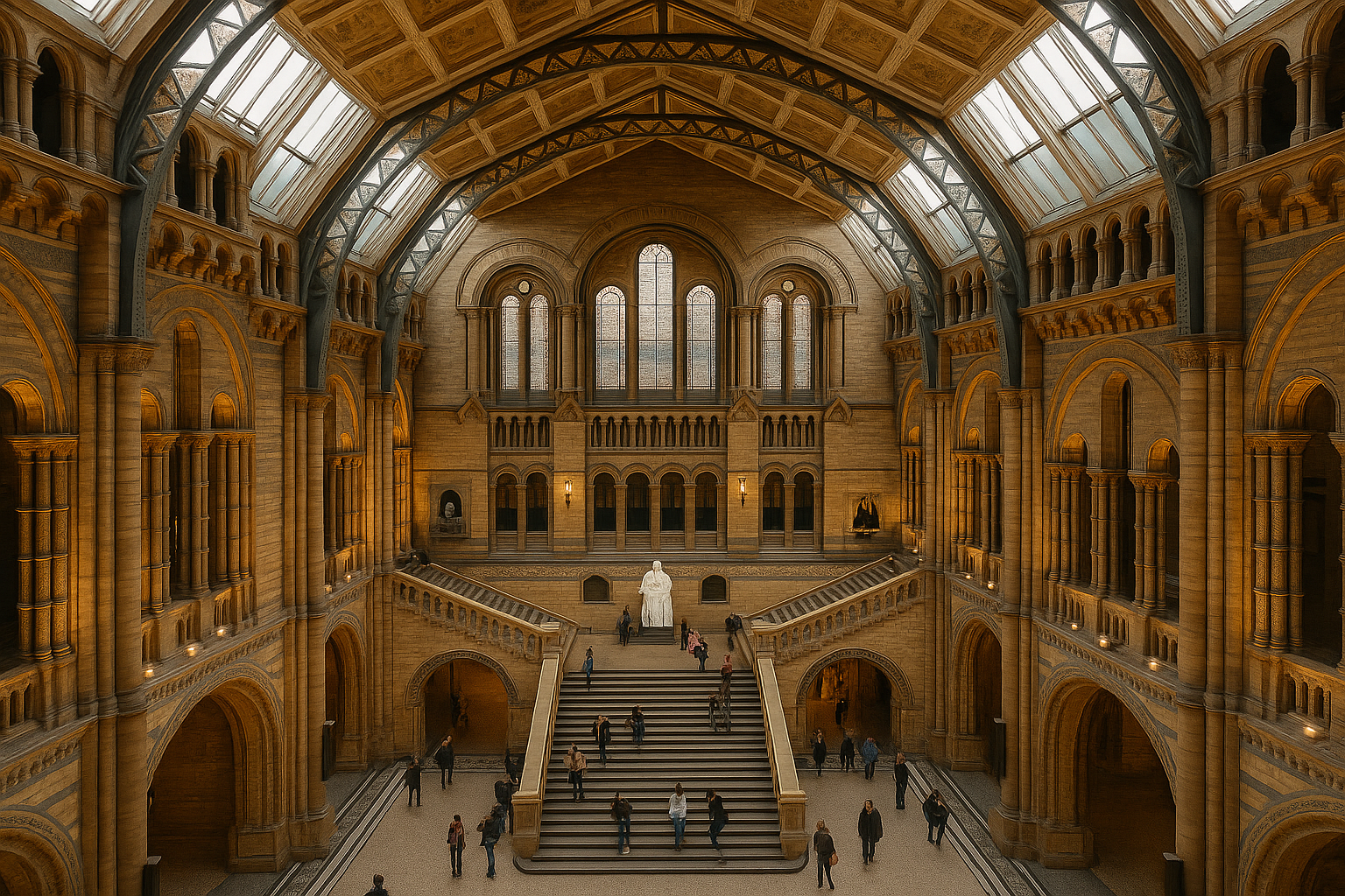 런던 자연사박물관 관련 사진