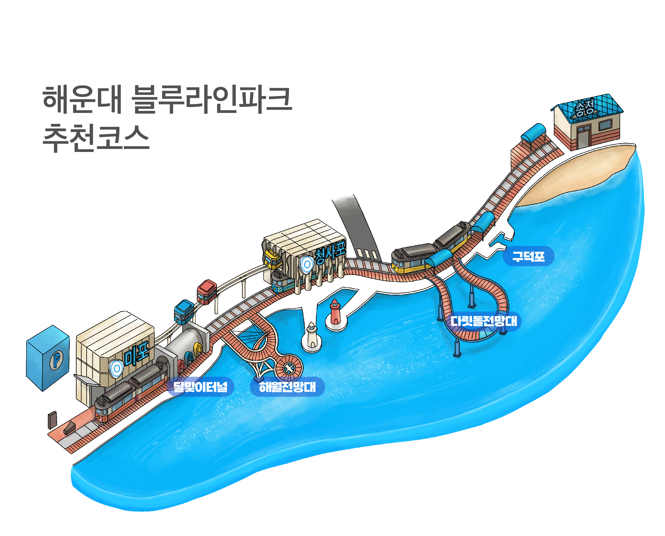 해운대 블루라인파크 추천코스