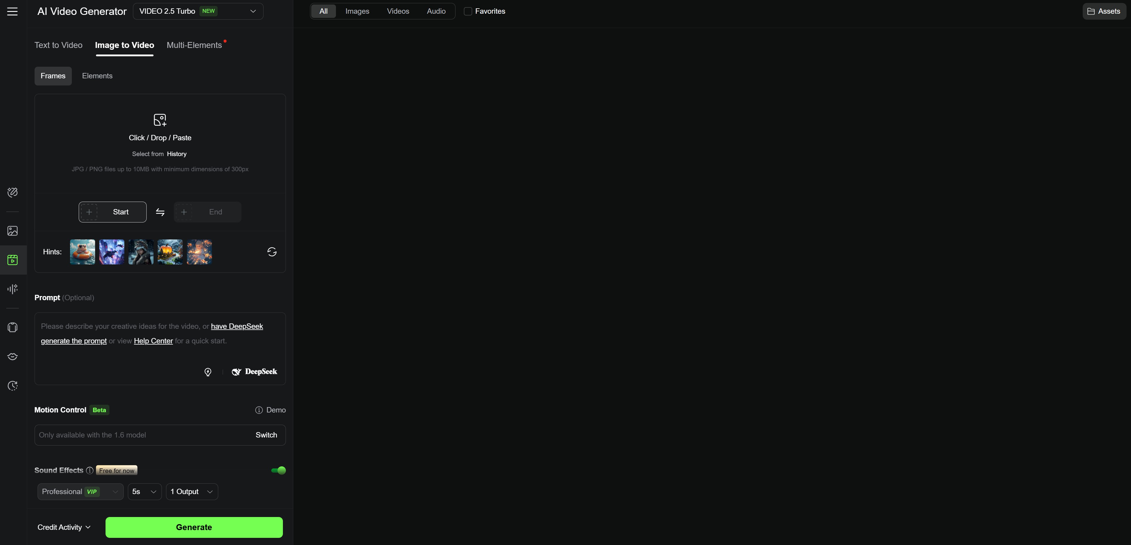 AI Video Generator Site 2: Kling AI - China's Sora, Image-to-Video Expert
