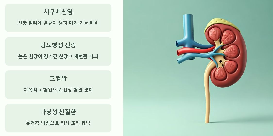 크레아티닌 수치가 높으면