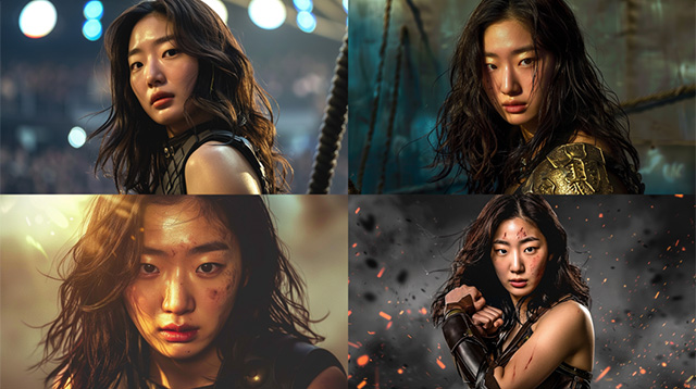 로마 여전사 변형 이미지