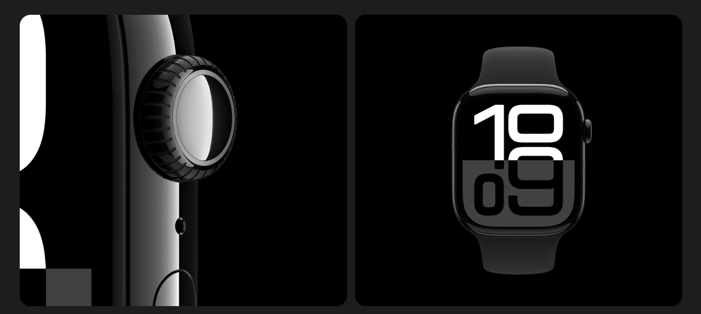 애플워치10 알루미늄 제트블랙 색상