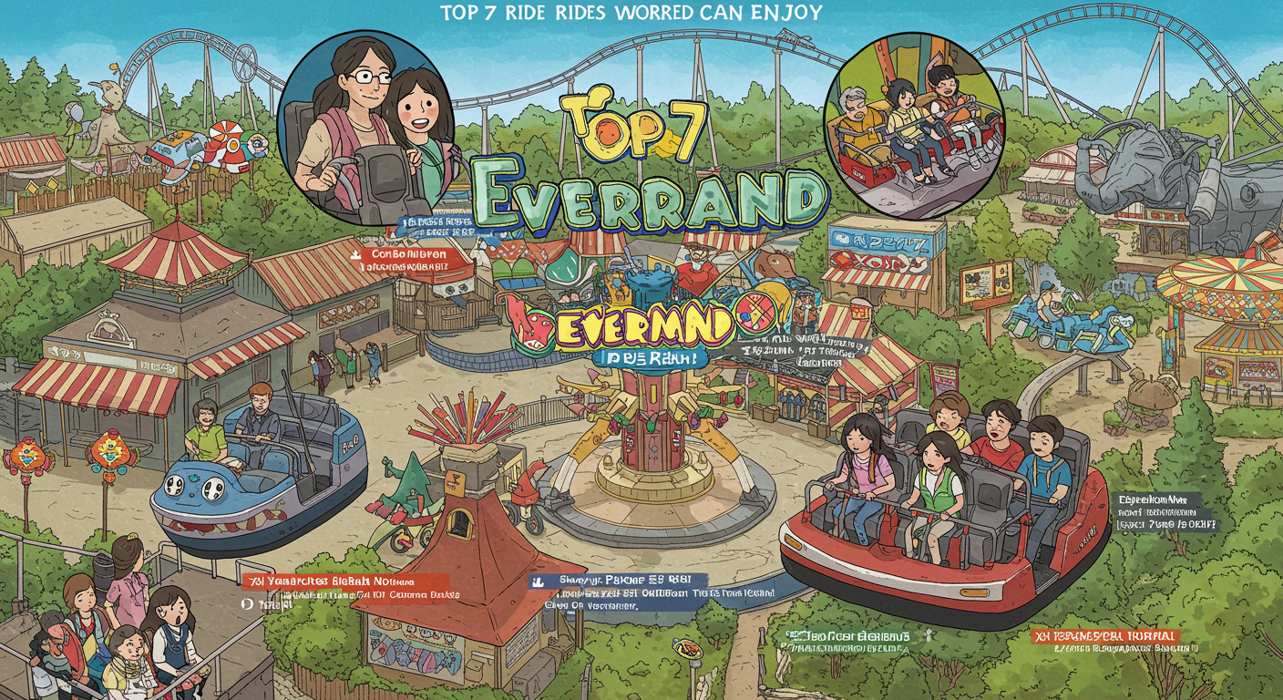 🎢 놀이기구 겁쟁이도 즐길 수 있는 에버랜드 추천 BEST 7 🐻