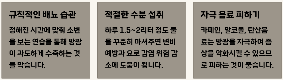 신경인성 방광 질환 원인