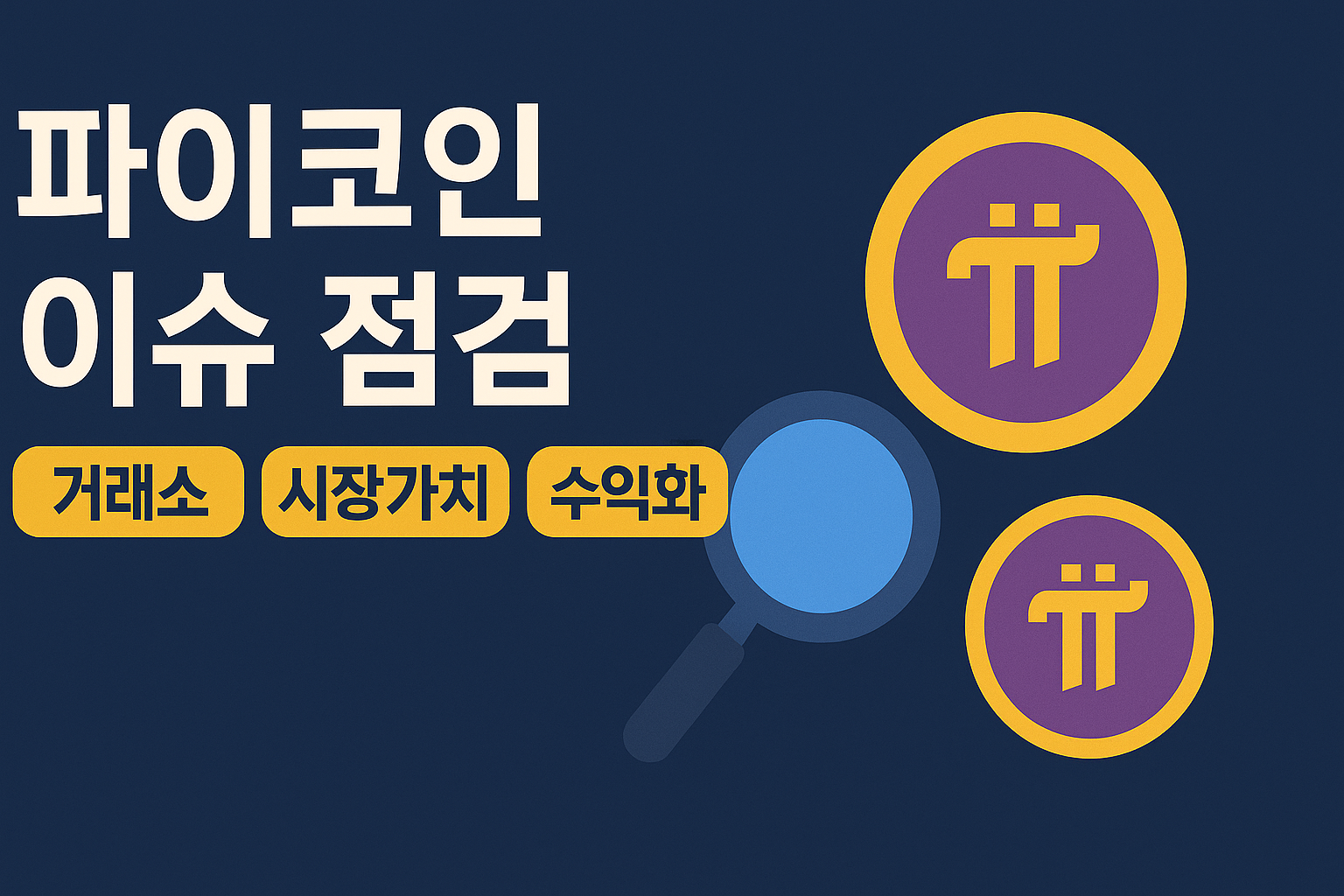 파이코인 이슈 점검 (거래소, 시장가치, 수익화)