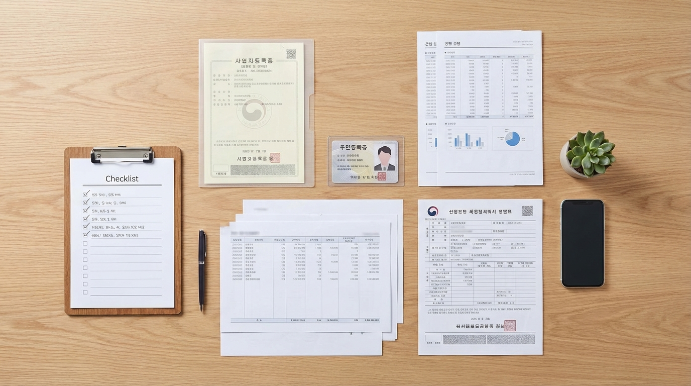 소상공인 경영안정바우처 신청 필요서류 체크리스트