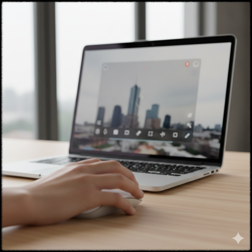 캡처 도구 편집 화면