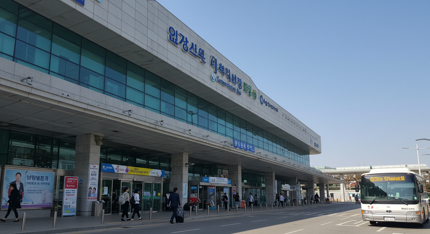 강릉종합터미널 전경.