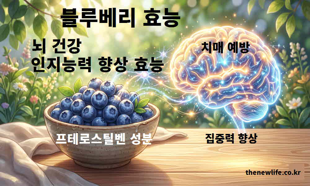 블루베리 효능 뇌 건강 인지능력 향상
