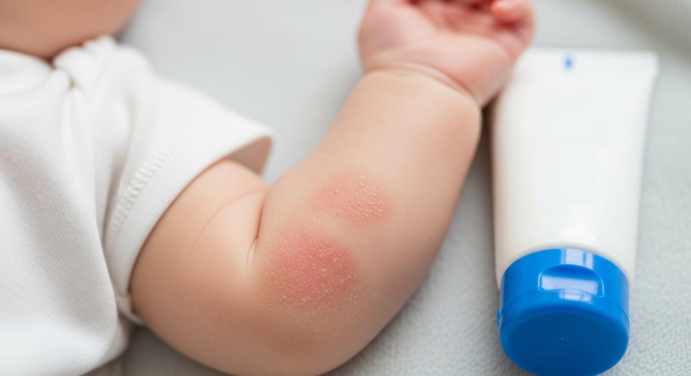 아기 피부 건선 로션