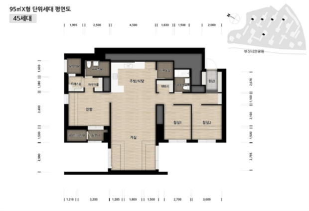 촉진3구역 평면도