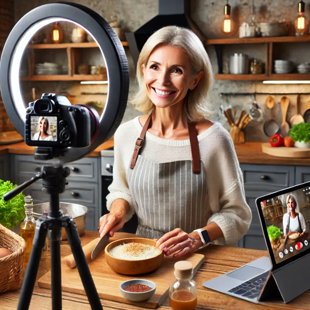 부업, 카메라, 요리, 유튜브 운영 이미지 사진