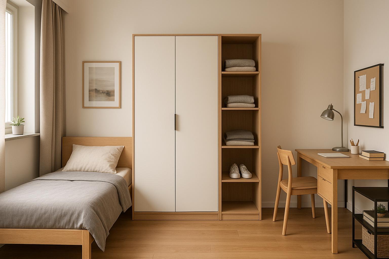 대학생방 인테리어 옷장