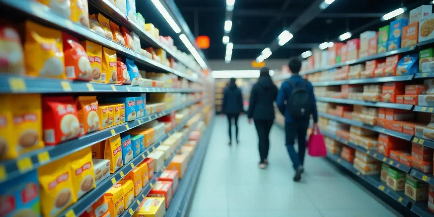 가정간편식(HMR) 제품 진열