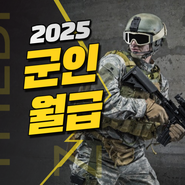 2025 군인월급