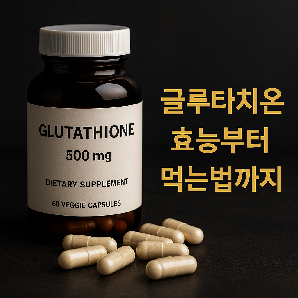 글루타치온 효능, 부작용, 먹는 법까지 완벽 정리!