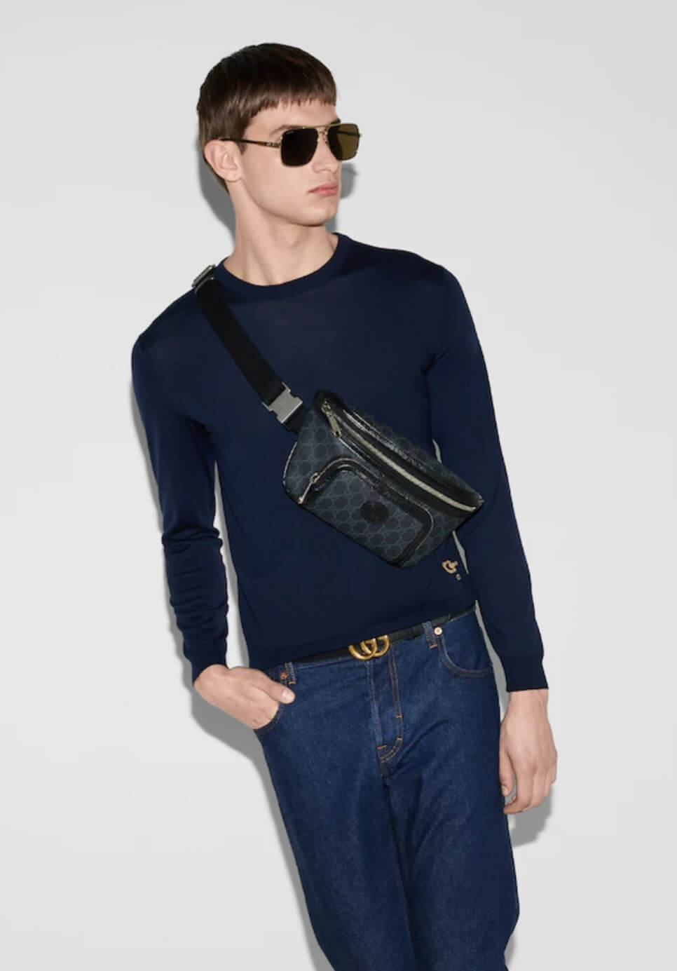 구찌 남자 슬링백 2