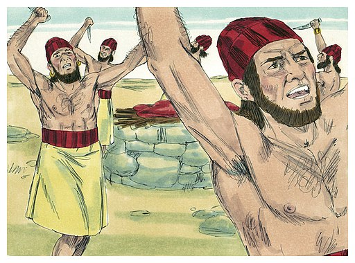 바알 선지자의 제사 사진