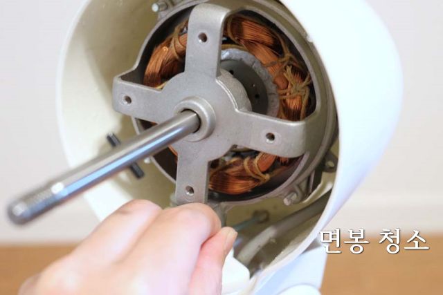 선풍기 청소법, 모터 청소, 팁줌