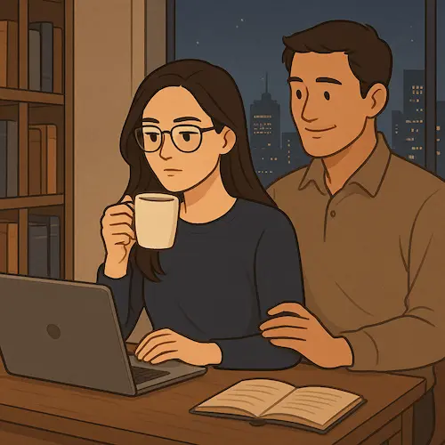 INTJ 여자친구와 그옆에 남자