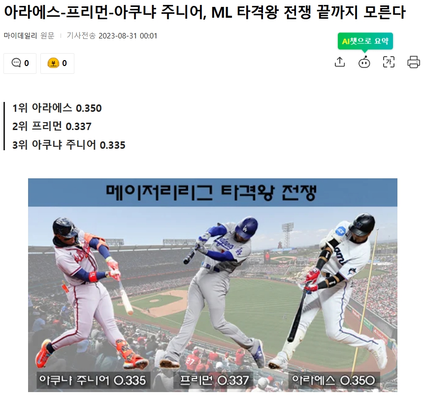 베네수엘라 WBC 2026 로날드 아쿠냐 주니어 루이스 아라에스