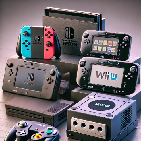 닌텐도 게임기들 사진