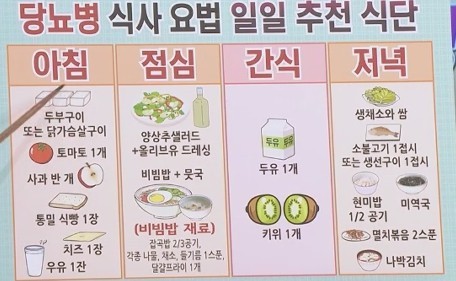 당뇨 추천 식단